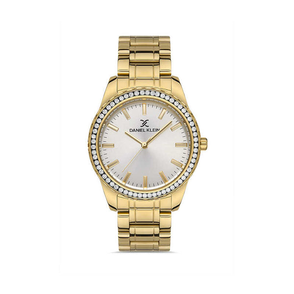 Daniel Klein Premium Women's Analog Watch DK.1.13249-4 Gold Stainless Steel Strap Watch | Watch for Ladies