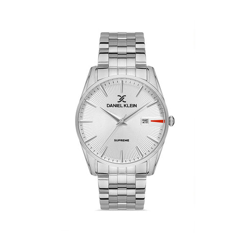 Daniel Klein Supreme Men's Analog Watch DK.1.13322-1 Silver Stainless Steel Strap Watch | Watch for Men