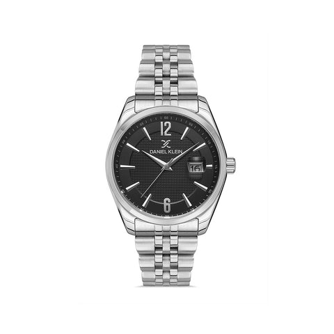 Daniel Klein Premium Men's Analog Watch DK.1.13327-2 Silver Stainless Steel Strap Watch | Watch for Men