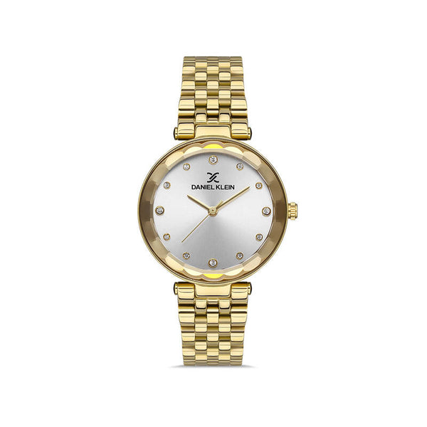 Daniel Klein Premium Women's Analog Watch DK.1.13332-2 Gold Stainless Steel Strap Ladies Watch | Watch for Women