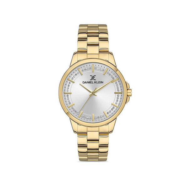 Daniel Klein Premium Women's Analog Watch DK.1.13344-3 Gold Stainless Steel Strap Ladies Watch | Watch for Women