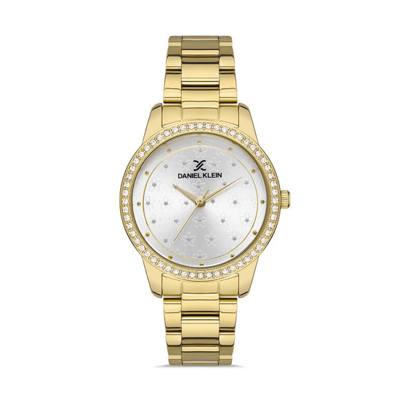 Daniel Klein Trendy Women's Analog Watch DK.1.13346-4 Gold Stainless Steel Strap Watch | Watch for Ladies