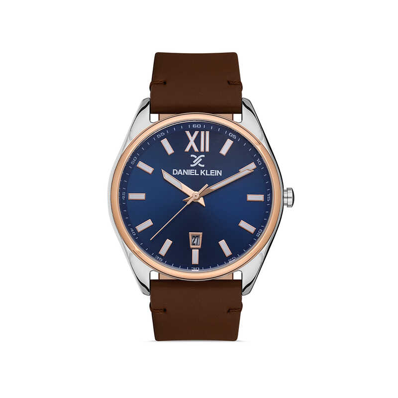 Daniel Klein Premium Men s Analog Watch DK.1.13404 5 Brown Genuine Leather Strap Watch Watch for Men The Wola