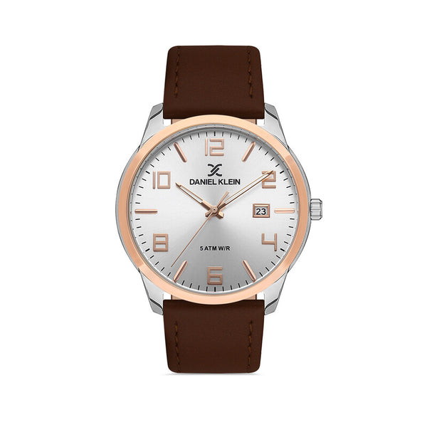 Daniel Klein Premium Men's Analog Watch DK.1.13448-5 Brown Leather Strap Men Watch | Watch for Men