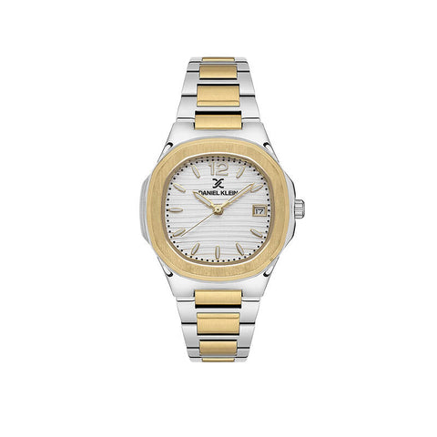 Daniel Klein Premium Women Analog Watch DK.1.13581-4 Gold Stainless Steel Strap