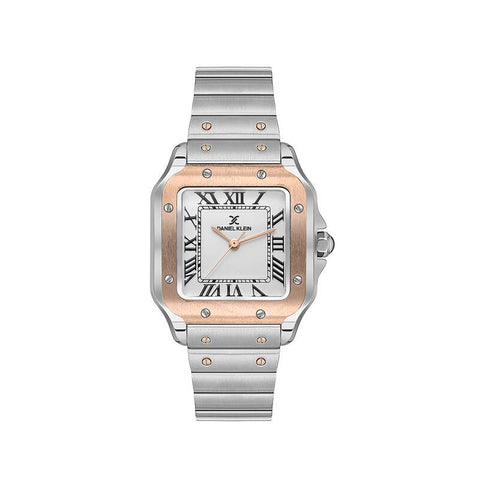 Daniel Klein Premium Women's Analog Watch Silver Stainless Steel Strap DK.1.13583-5