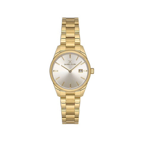 Daniel Klein Premium Women Analog Watch DK.1.13623-5 Gold Stainless Steel Strap