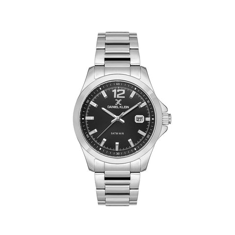 Daniel Klein Premium Men Analog Watch DK.1.13658-2 Silver Stainless Steel Strap