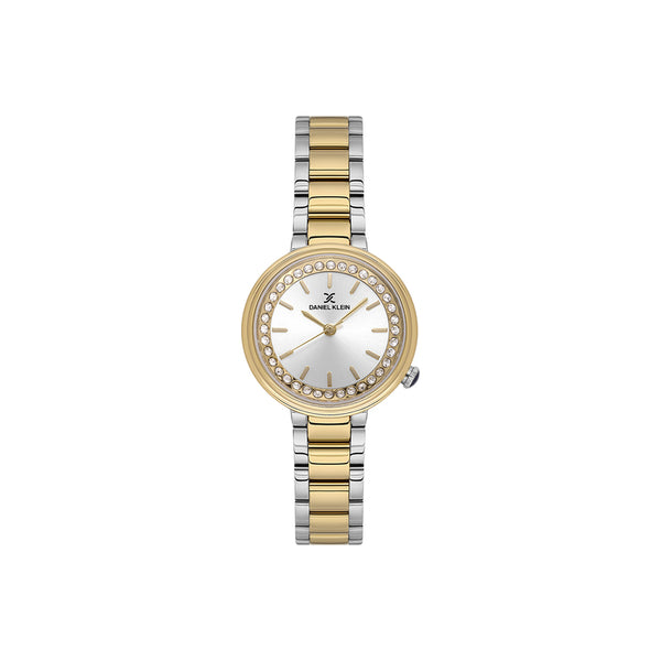 Daniel Klein Premium Women Analog Watch DK.1.13721-4 Gold Stainless Steel Strap