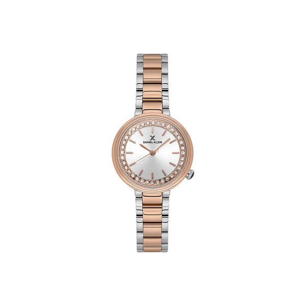 Daniel Klein Premium Women Analog Watch DK.1.13721-5 Rose Gold Stainless Steel Strap