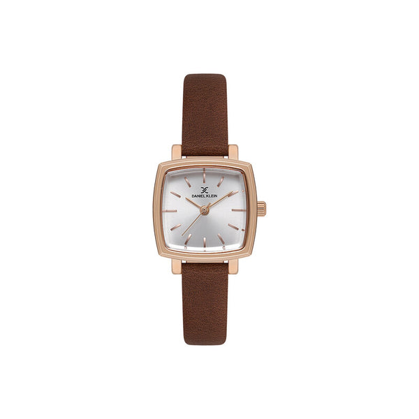 Daniel Klein Premium Women Analog Watch DK.1.13727-5 Brown Genuine Leather Strap