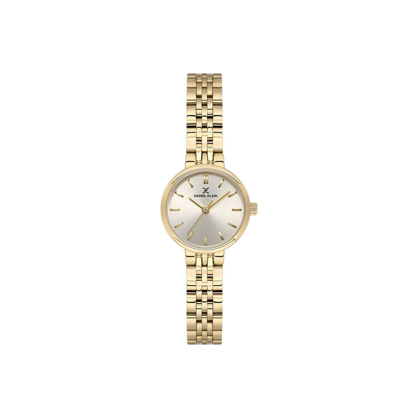 Daniel Klein Premium Women Analog Watch DK.1.13728-4 Gold Stainless Steel Strap