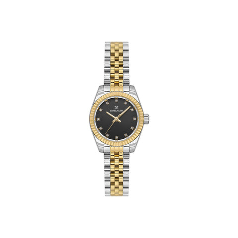 Daniel Klein Premium Women Analog Watch DK.1.13729-4 Gold Stainless Steel Strap