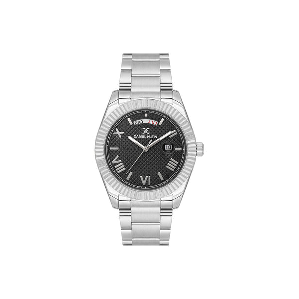 Daniel Klein Premium Men Analog Watch DK.1.13733-1 Silver Stainless Steel Strap