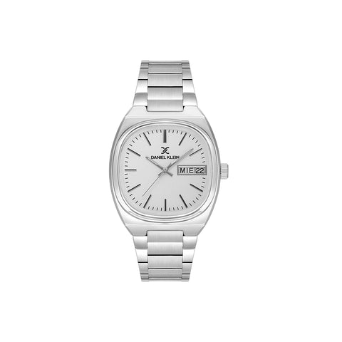 Daniel Klein Premium Men Analog Watch DK.1.13751-1 Silver Stainless Steel Strap