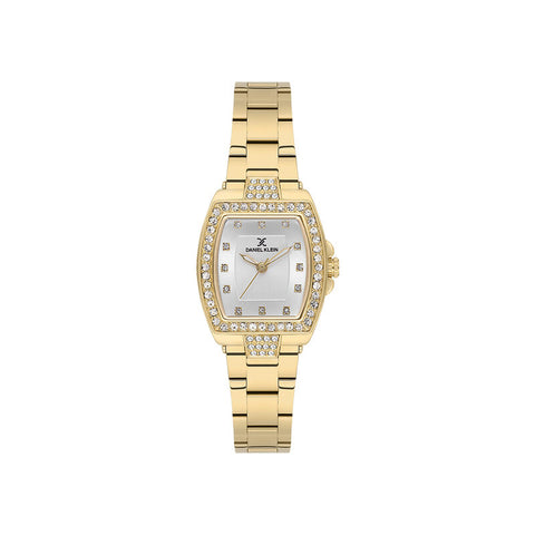 Daniel Klein Premium Women Analog Watch DK.1.13784-2 Gold Stainless Steel Strap