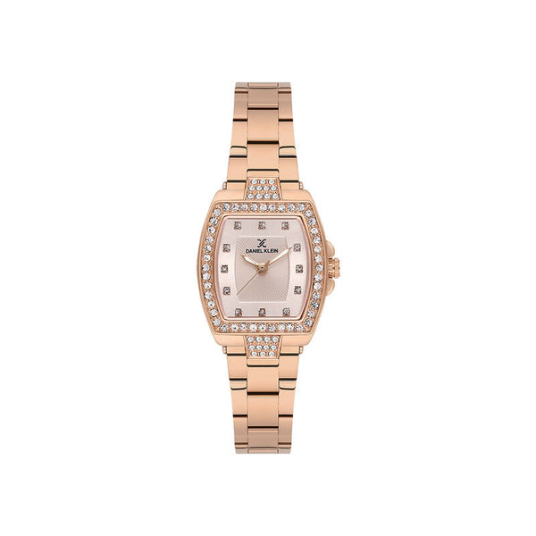 Daniel Klein Premium Women Analog Watch DK.1.13784-4 Rose Gold Stainless Steel Strap