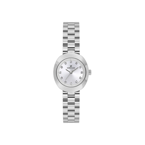 Daniel Klein Premium Women Analog Watch DK.1.13788-1 Silver Stainless Steel Strap