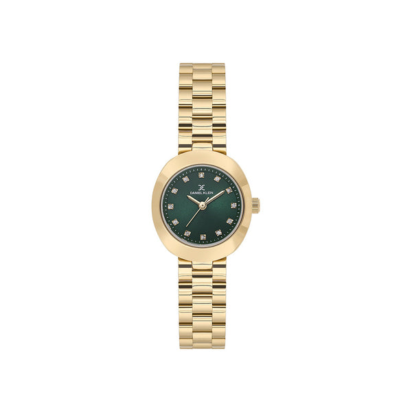 Daniel Klein Premium Women Analog Watch DK.1.13788-3 Gold Stainless Steel Strap