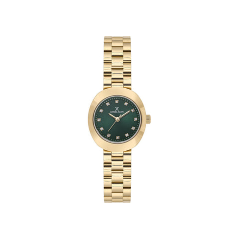 Daniel Klein Premium Women Analog Watch DK.1.13788-3 Gold Stainless Steel Strap