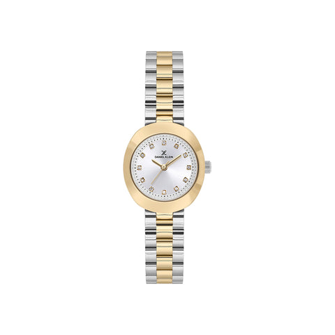 Daniel Klein Premium Women Analog Watch DK.1.13788-4 Gold Stainless Steel Strap