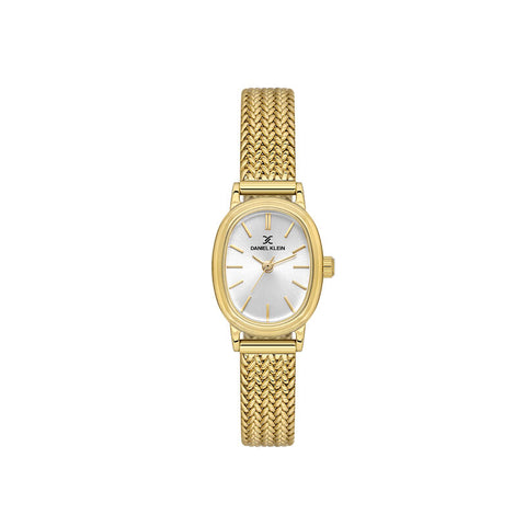 Daniel Klein Premium Women Analog Watch DK.1.13868-5 Gold Stainless Steel Strap