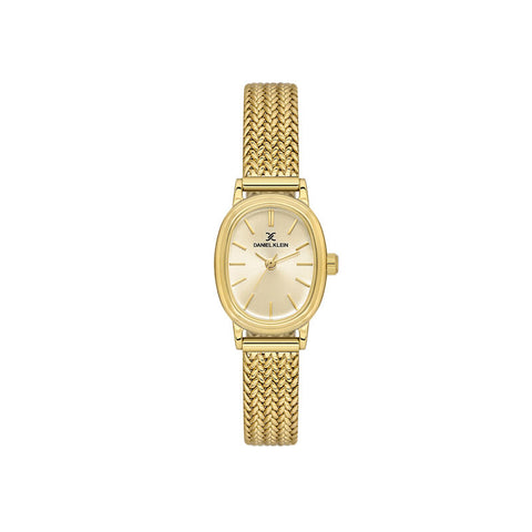 Daniel Klein Premium Women Analog Watch DK.1.13868-6 Gold Stainless Steel Strap