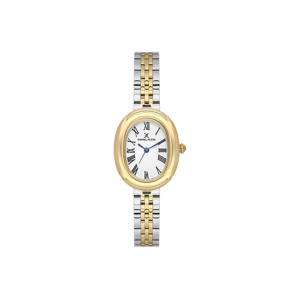 Daniel Klein Premium Women Analog Watch DK.1.13871-4 Gold Stainless Steel Strap