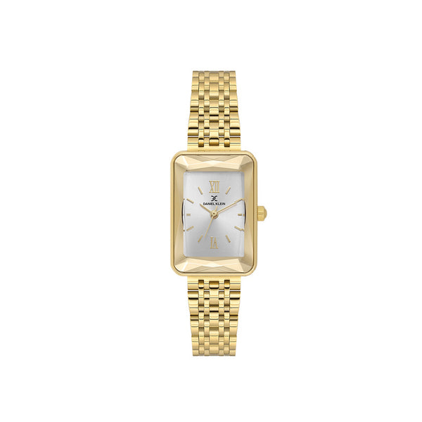 Daniel Klein Premium Women Analog Watch DK.1.13875-2 Gold Stainless Steel Strap