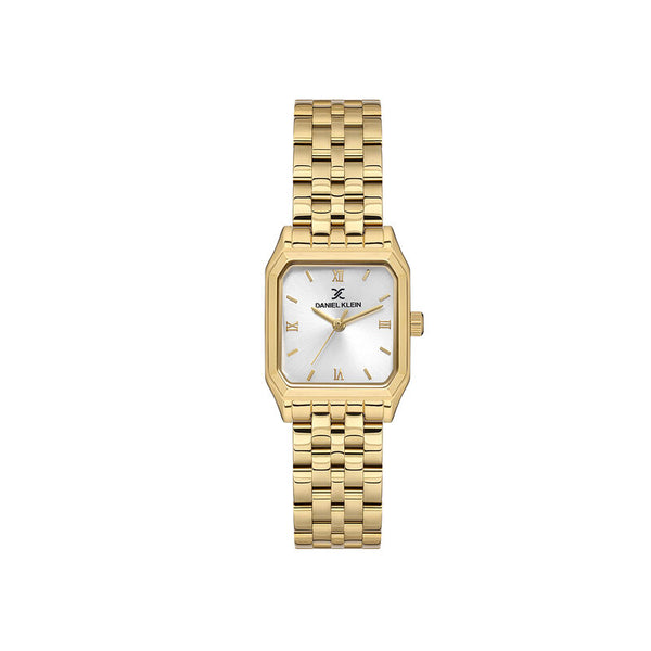 Daniel Klein Premium Women Analog Watch DK.1.13877-4 Gold Stainless Steel Strap