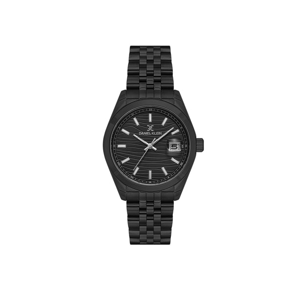 Daniel Klein Premium Men Analog Watch DK.1.13883-5 Black Stainless Steel Strap