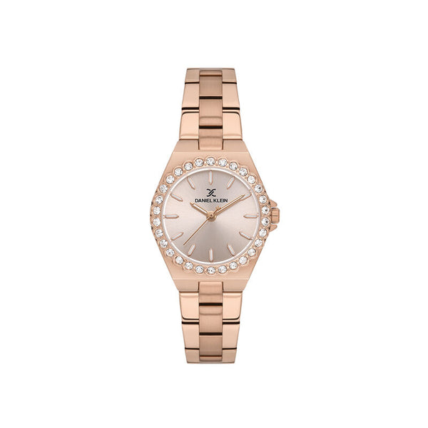 Daniel Klein Premium Women Analog Watch DK.1.13904-5 Rose Gold Stainless Steel Strap