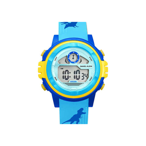 Daniel Klein Kids Digital Watch DK.2266-1 Blue TPU Strap