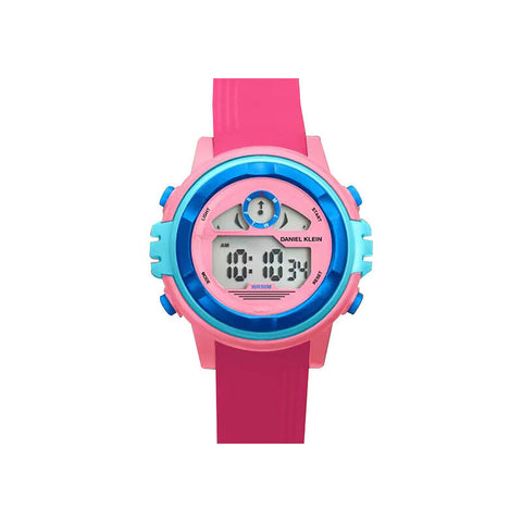 Daniel Klein Kids Digital Watch DK.2266-13 Pink TPU Strap