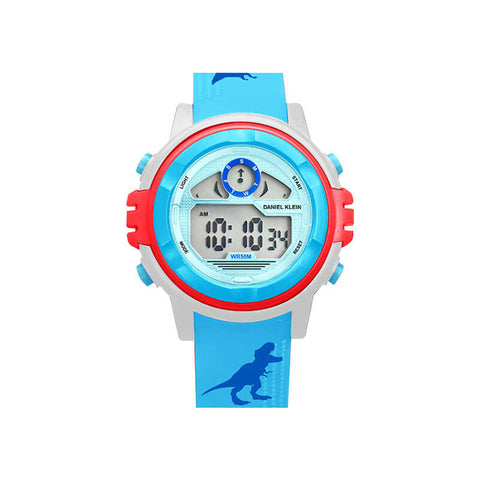 Daniel Klein Kids Digital Watch DK.2266-2 Blue TPU Strap