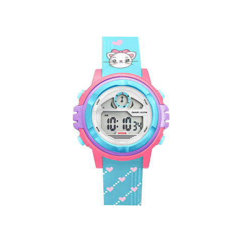 Daniel Klein Kids Digital Watch DK.2266-7 Blue TPU Strap