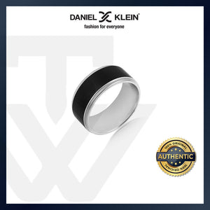 Daniel Klein Classic Duo Color Men's Silver Stainless Steel Ring DKJ.2.2003-M-1