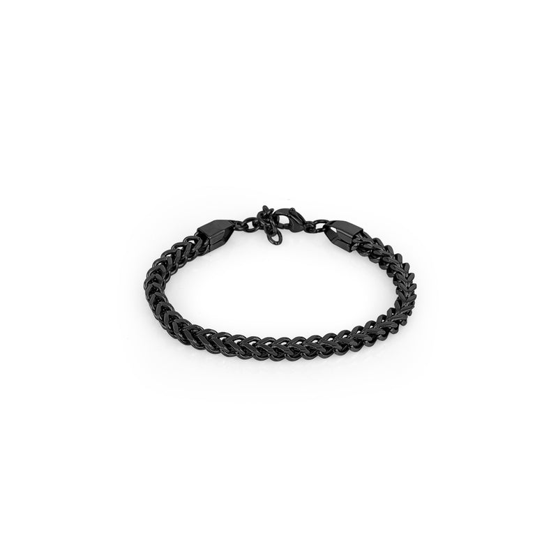 Daniel Klein Men's Bracelet DKJ.6.3041-2 Black Stainless Steel Chain Bracelet