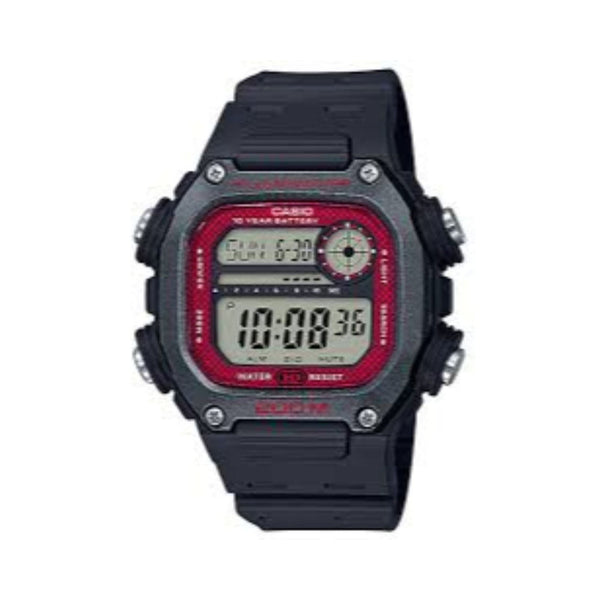 Casio Women Digital Watch DW-291H-1BV Black Resin Strap