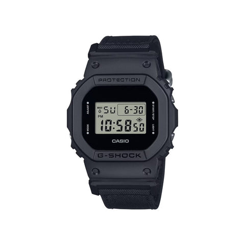 Casio G-Shock Men's Digital Watch DW-5600BCE-1DR Black CORDURA® Eco Cloth Strap