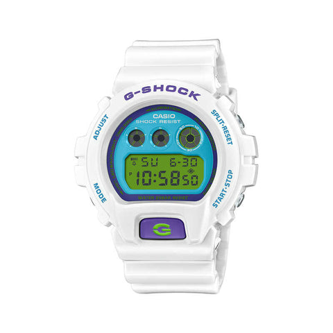 Casio G-Shock Men Digital Watch DW-6900RCS-7 White Resin Strap