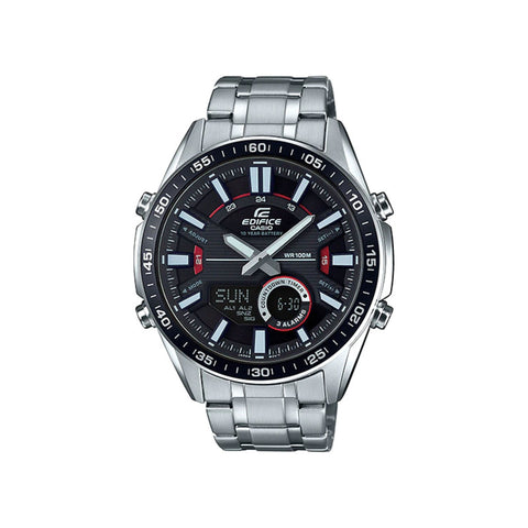 Casio Edifice Men's Analog-Digital EFV-C100D-1AVDF Stainless Steel Band Casual Watch