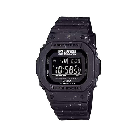 Casio G-Shock x Surfrider Foundation Collaboration G-5600SRF-1 Men Digital Tough Solar Watch Black Resin Strap