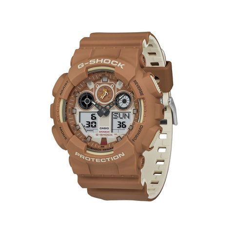 Casio G-Shock Shiba Inu Design GA-100SHB-5A Men Analog-Digital Watch Brown Resin Strap