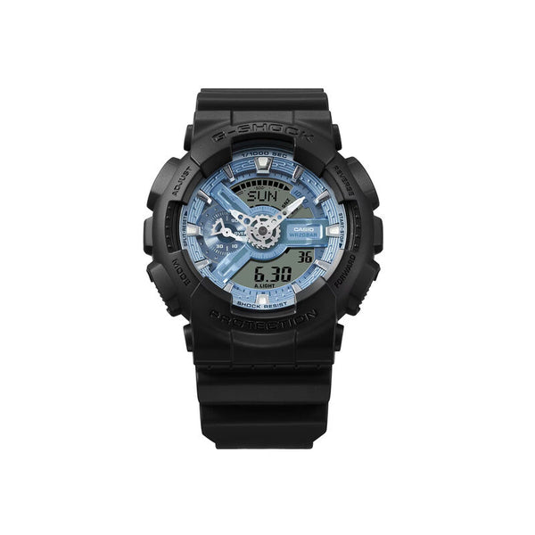 Casio G-Shock Men's Analog-Digital Watch GA-110CD-1A2DR Black Resin Strap