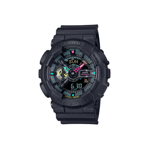 Casio G-Shock Men Analog-Digital Sport Watch GA-110MF-1A Black Resin Strap