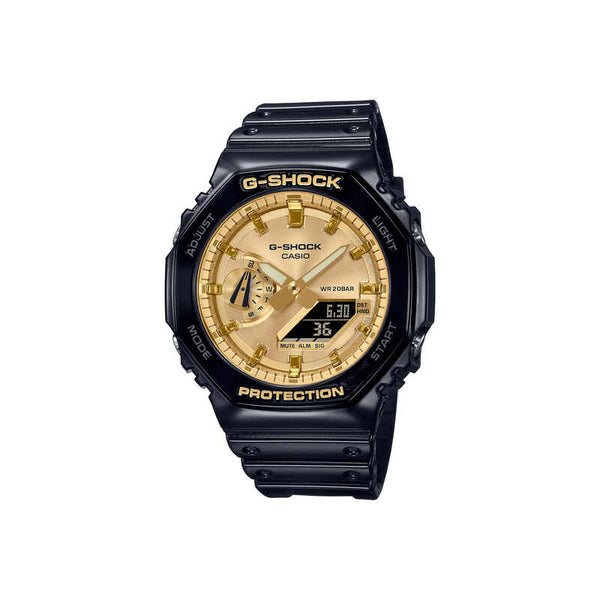 Casio G-Shock Men Analog-Digital Sport Watch GA-2100GB-1A Black Resin Strap