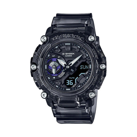 Casio G-Shock GA-2200SKL-8A Grey Skeleton Design Carbon Core Guard Resin Watch GA-2200