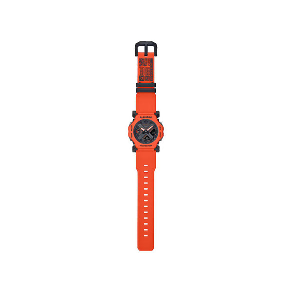 Casio G-shock Men Analog-Digital Watch GA-2300FL-4A Orange Resin Strap