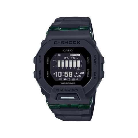 Casio G-Shock G-SQUAD Men's Analog Digital Watch GBD-200 Series Black Resin Band Sport Watch GBD-200UU-1